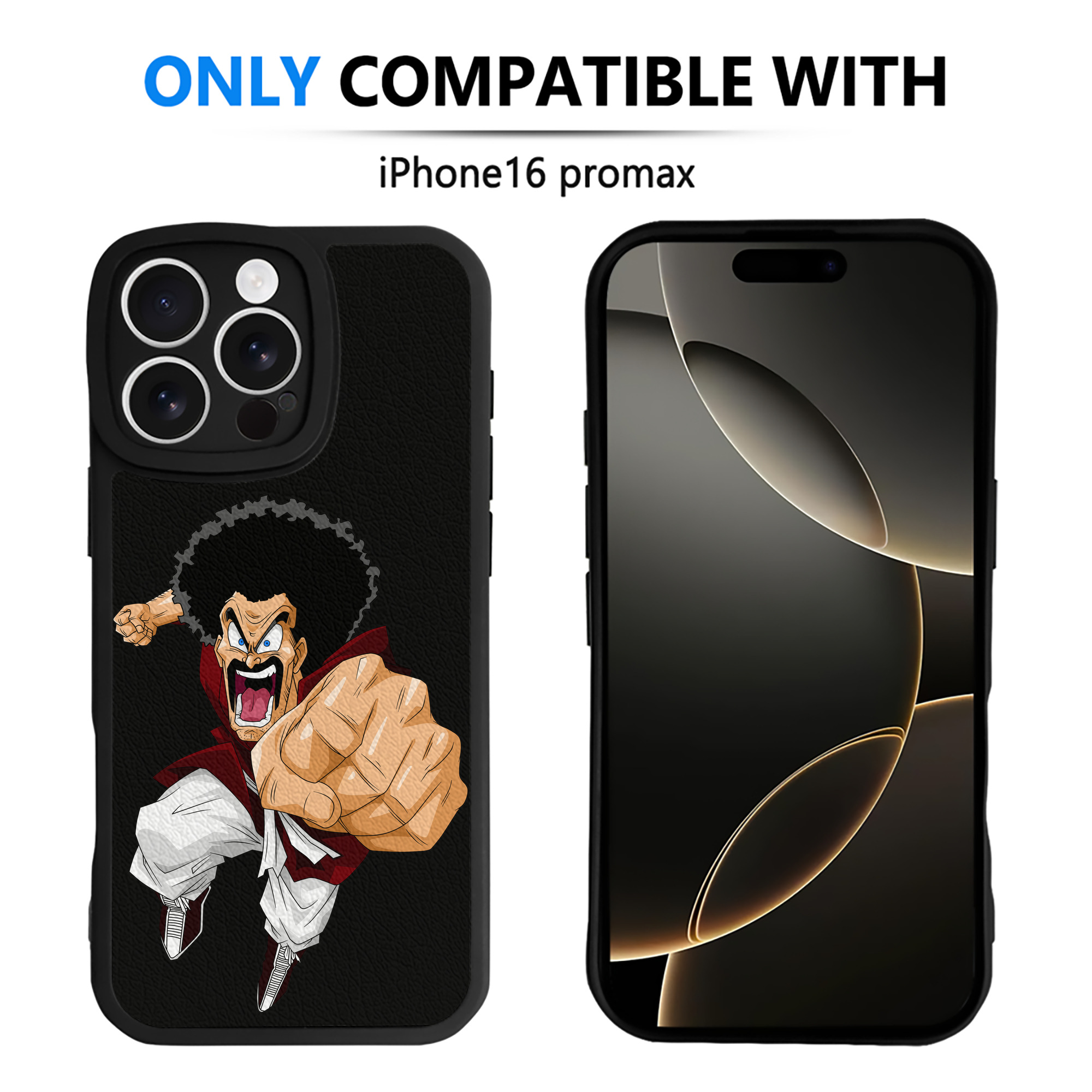 （画像用） ドラゴンボール DRAGON BALL 【iPhone 16シリーズ対応】シリコンスマホケース（レザー調） 材質：シリコン